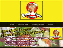 Tablet Screenshot of falafeliciouscatering.com